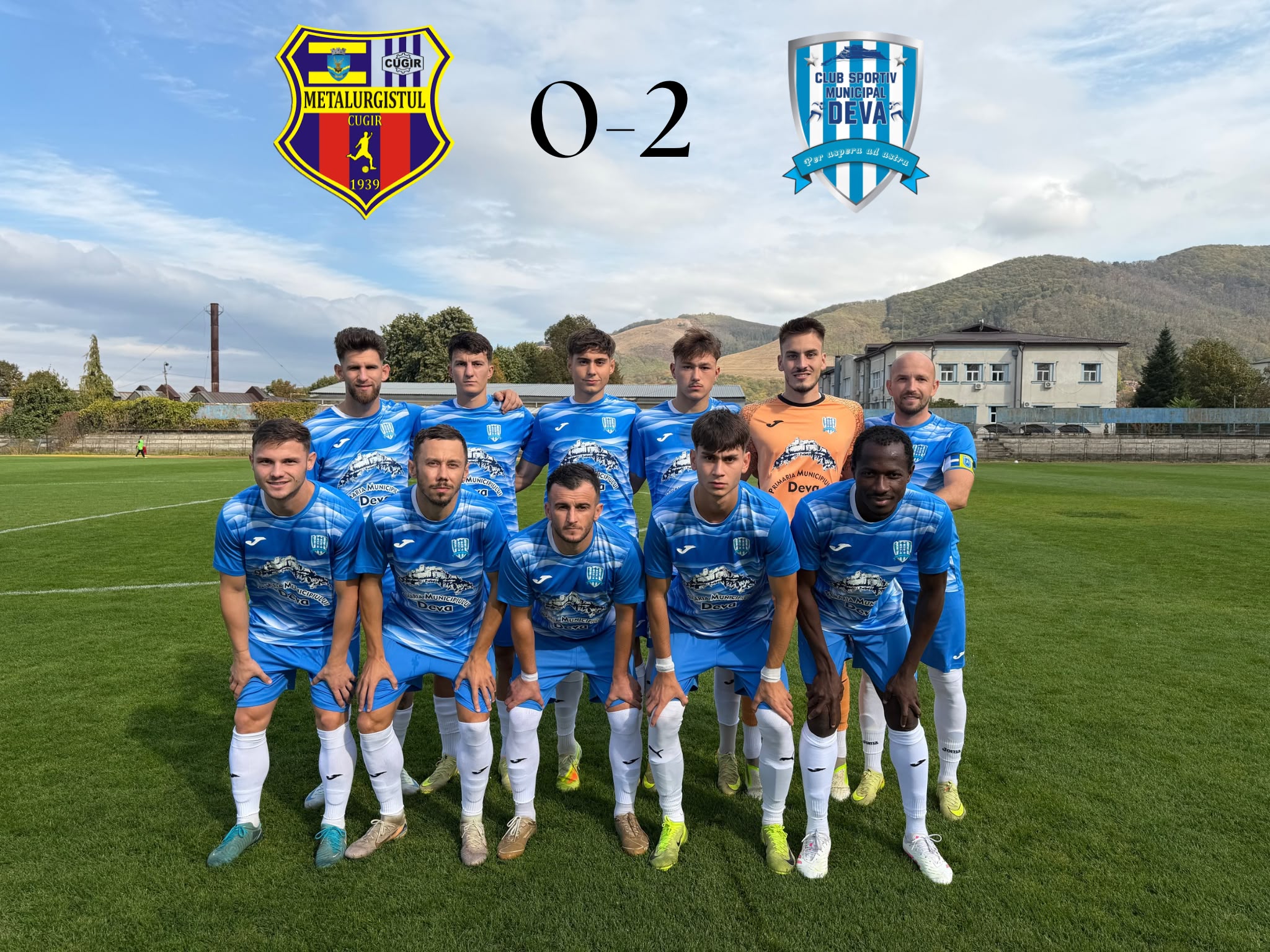 Victorie importantă pentru băieții noștri! CSM Deva a obținut trei puncte mari pe terenul celor de la Cugir, impunându-se cu 2-0, în etapa a VIII-a a Ligii a III-a, Seria a VII-a